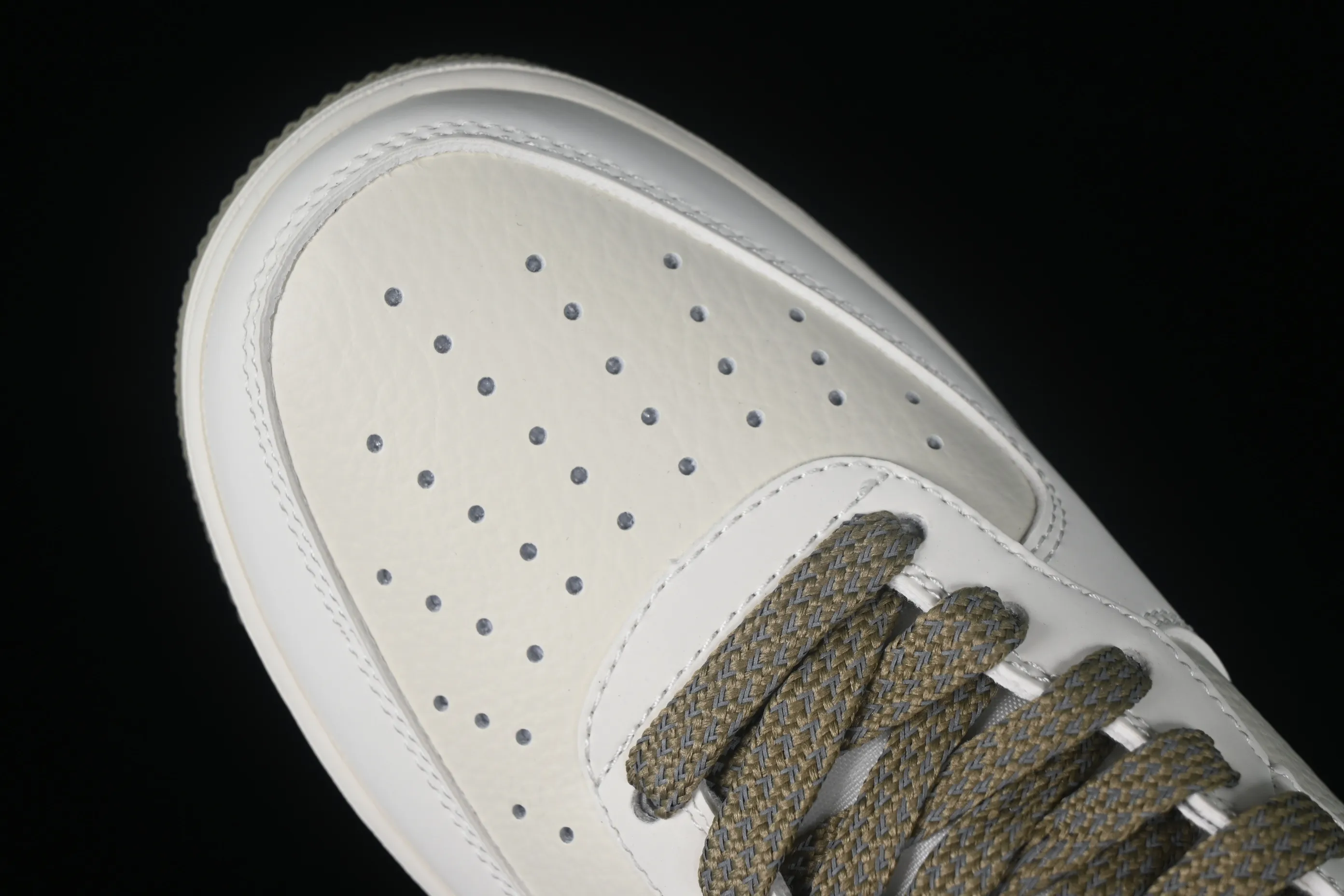 All categories Nk Air Force 1 Air Force series Nk Air Force 1 Mid Air Force mid-top Nk Air Force 1'07 Mid beige green hook Starry Air Force One mid-top casual sneakers SH0235-577